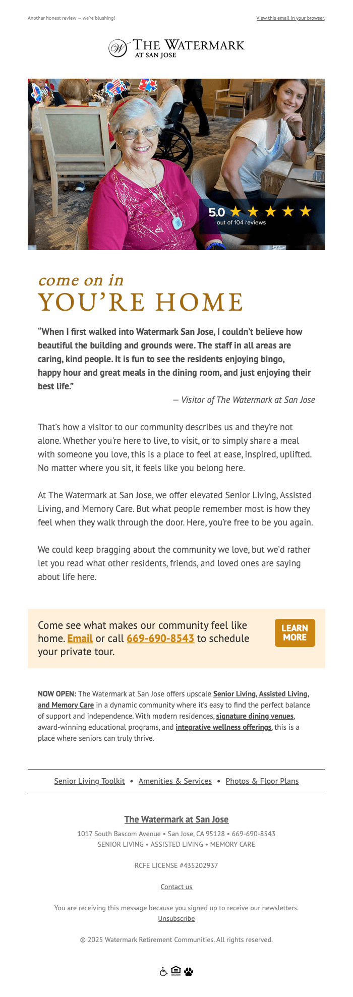 Watermark Email Sample #1
